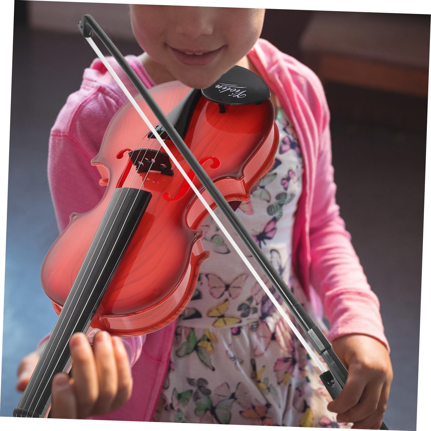 Kids Violin Toy in Plastico, Strumento Musicale a Forma di Violino | Festa Scuola Decor, Giocattoli Musicali per Educazione Musicale e Compleanno, Accessori Vio