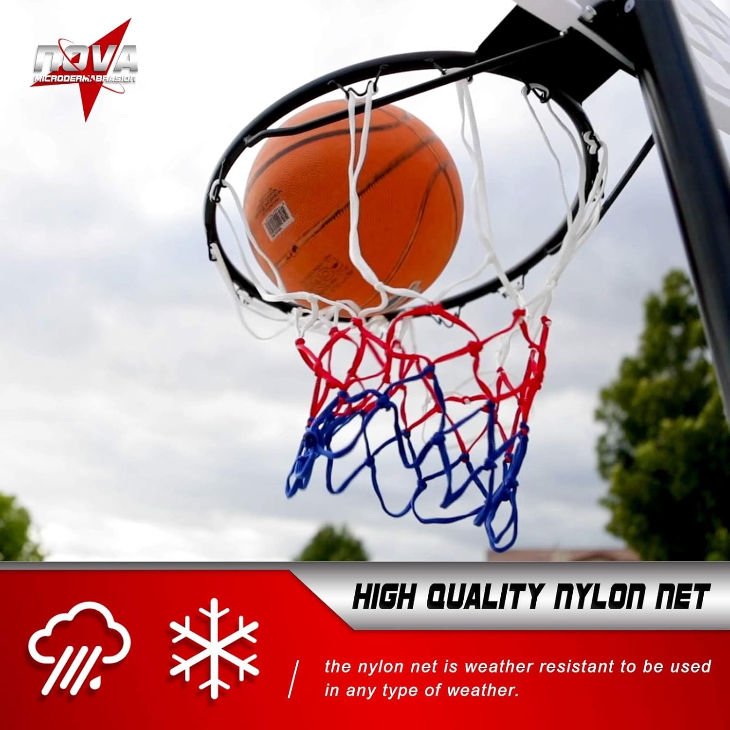 Kids Portable 5.4-7 Ft Height Adjustable Basketball Hoop Stand, 28 Inch Backboard, Basketball Goals Indoor/Outdoor