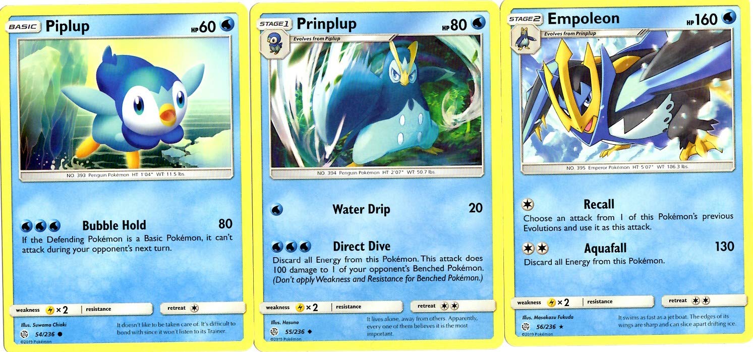 Pokemon Evolution Set Empoleon 56 236 Sun Moon Cosmic Eclipse | Desertcart  Jamaica
