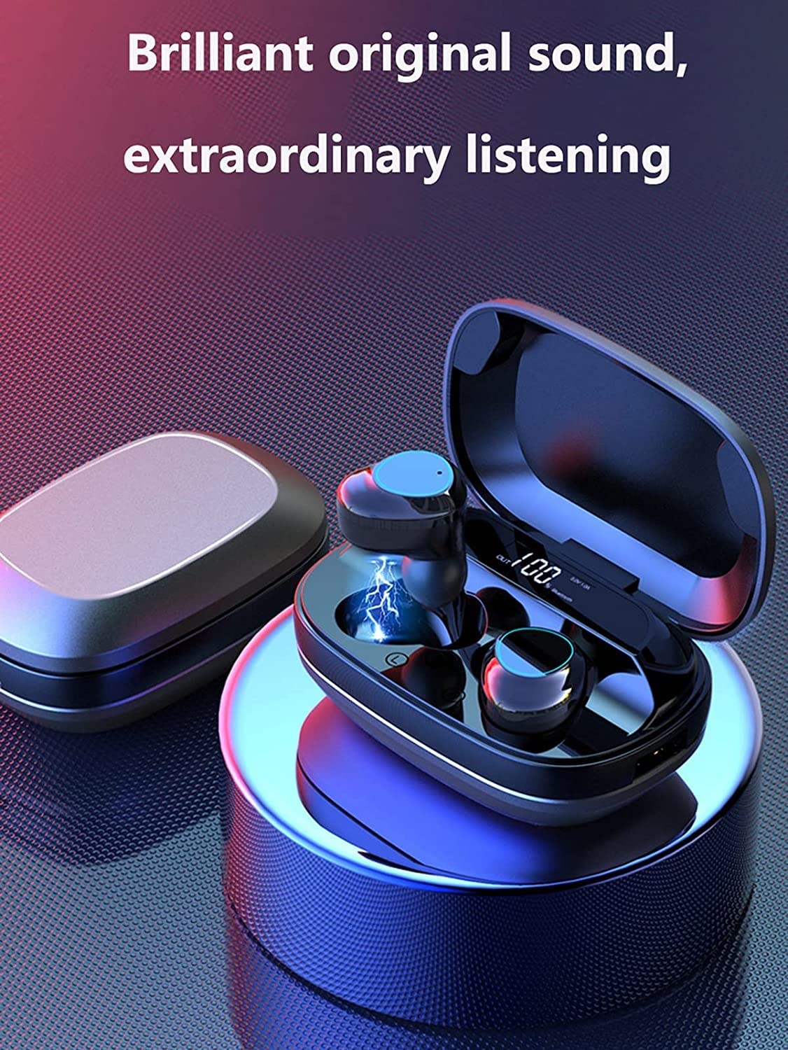 ARTSZY Auricolari wireless auricolari Bluetooth/cuffie stereo auricolari in microfono incorporato a orecchio Sound premium con basso profondo for il rumore di piccole dimensioni che cancellano gli uom