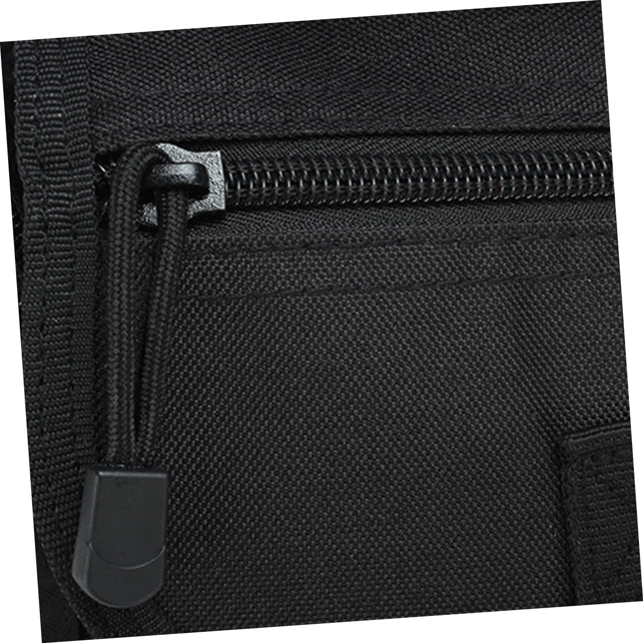 Abaodam Riñonera Multifuncional de Oxford, Tamaño Mediano, Camuflaje Negro, Bolsa Deportiva para Ciclismo y Senderismo Correa Ajustable para Hombre