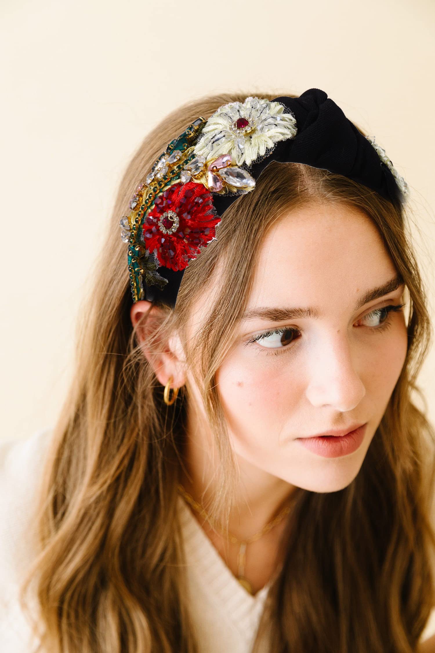 Amazon.com : ZITULRY Rhinestone Headband For Women Statement  display picture 3
