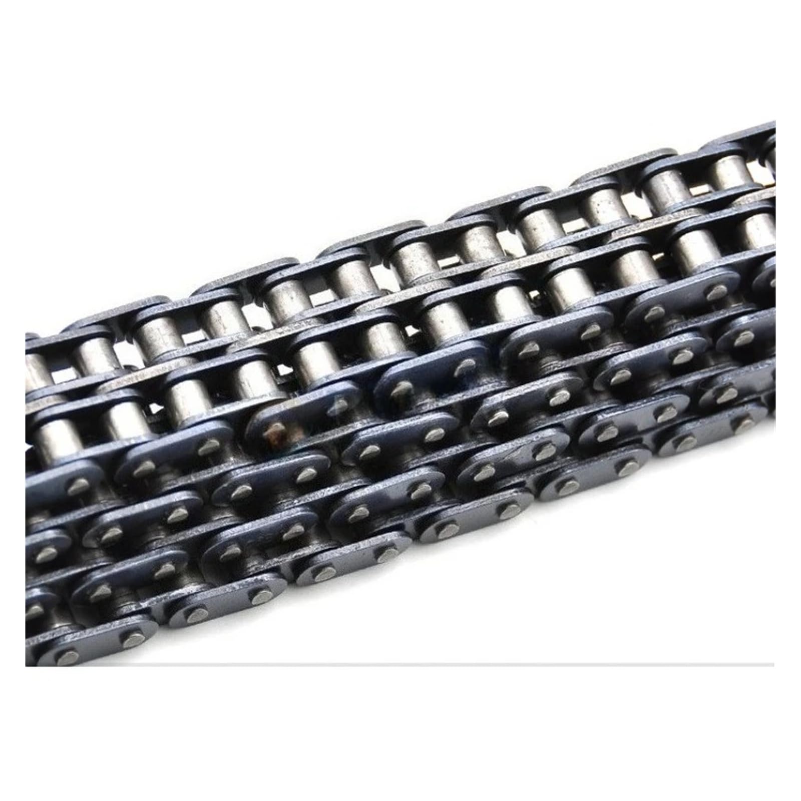 06B/06C Cadena de rodillos doble hilera paso corto acero al carbono | 1Pcs(06B-2)