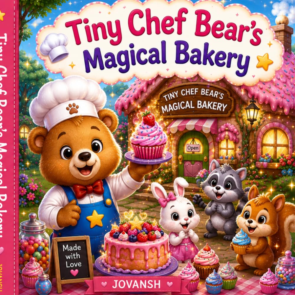 Tiny Chef Bear's Magical Bakery: A Magical Story of Friendship, Kindness, and Sweet Surprises