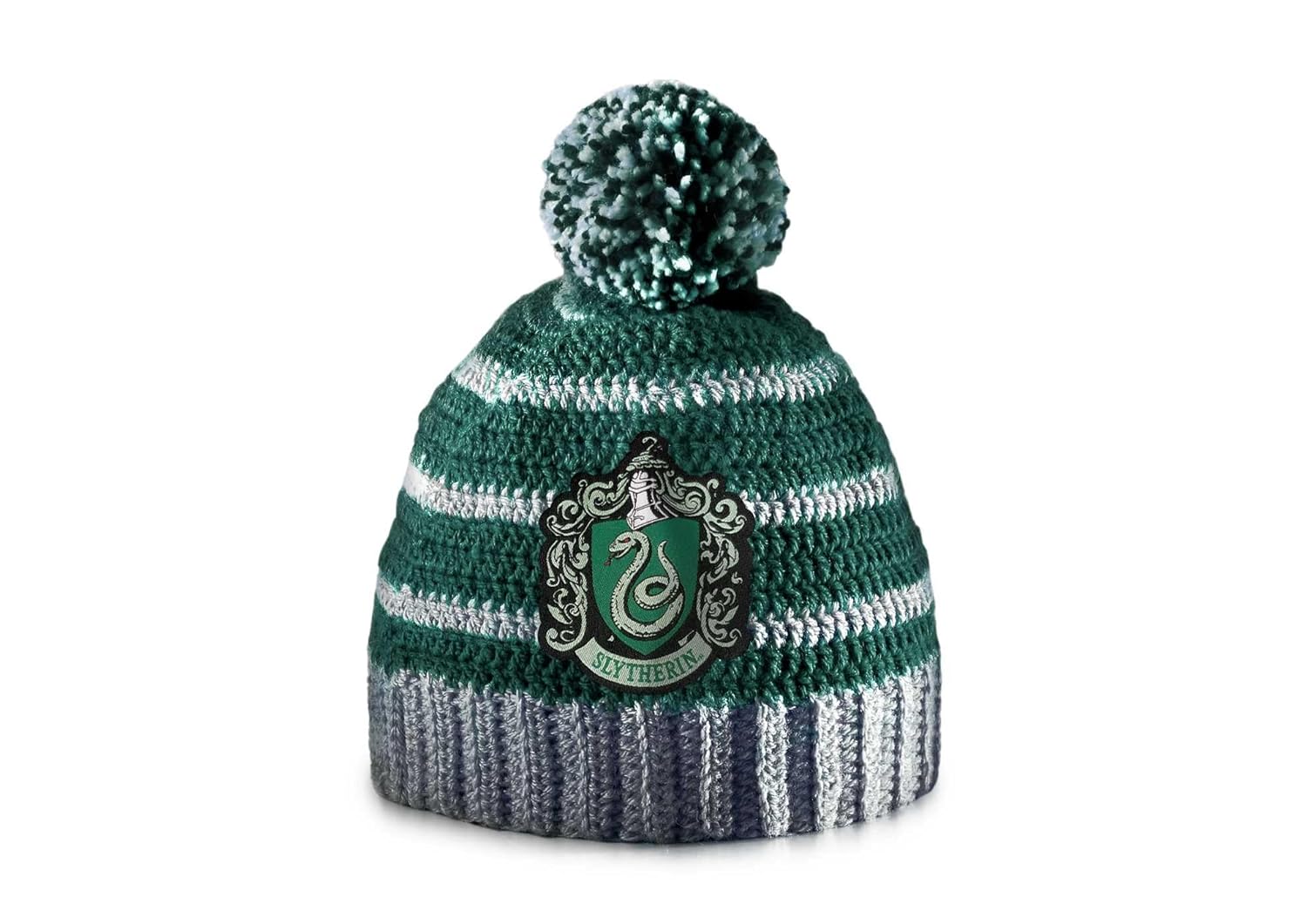 Harry Potter: Slytherin Pom-Pom Beanie Crochet Kit      Hardcover – March 31, 2026