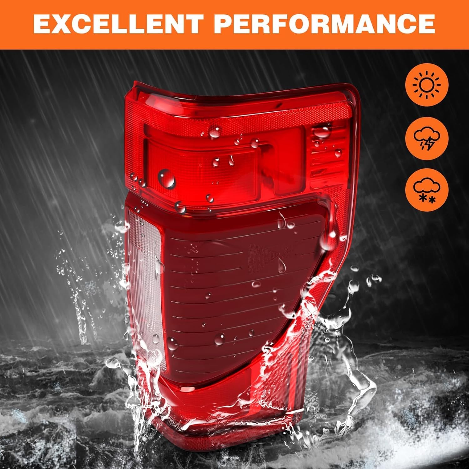 Tail Light Assembly w/Blind Spot (Module Not Included) Compatible with 2020 2021 2022 (F Series) 250 350 Super Duty (Not Halogen) Rear Lamp Right Side LC3Z13404E FO2801282 (Right)
