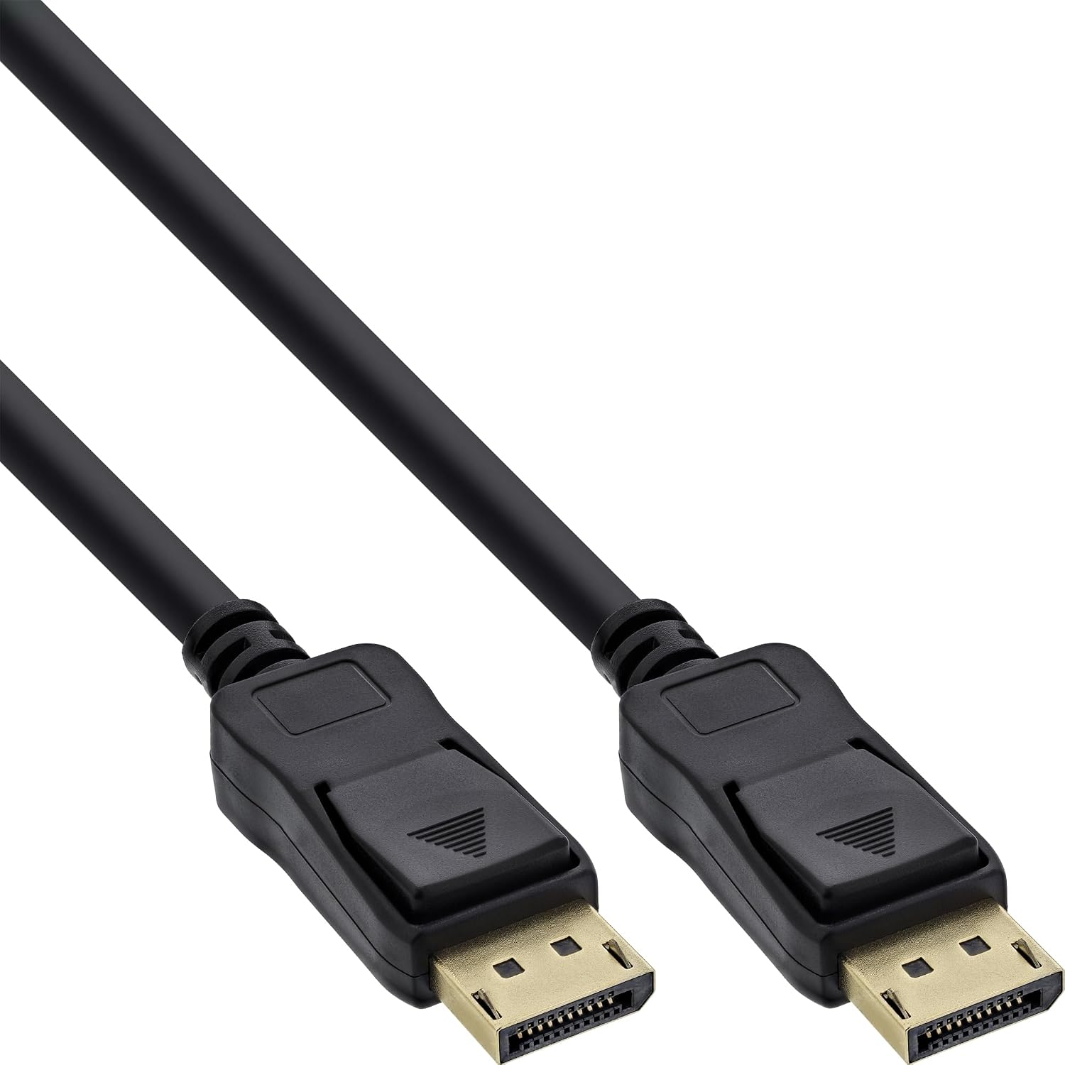 Кабель InLine 10 м с позолоченным разъемом Display Port — черный