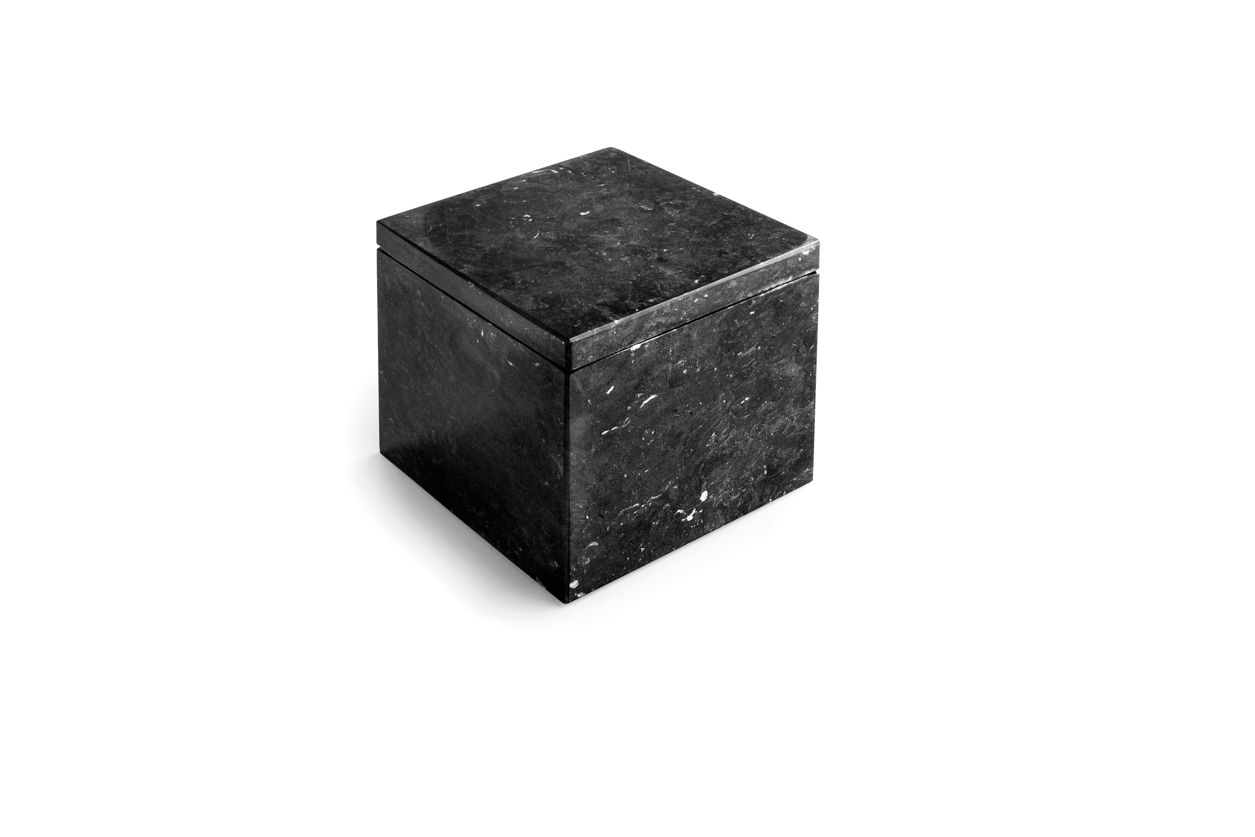 IBILI - Black Marble Salt Shaker, 11x11x10.5cm