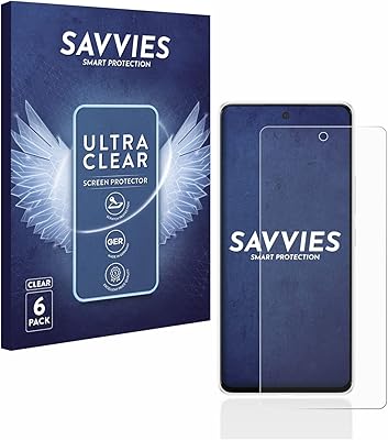 savvies Screen Protector Compatible with Samsung Galaxy A53 5G Protection Film Clear 6-Pack