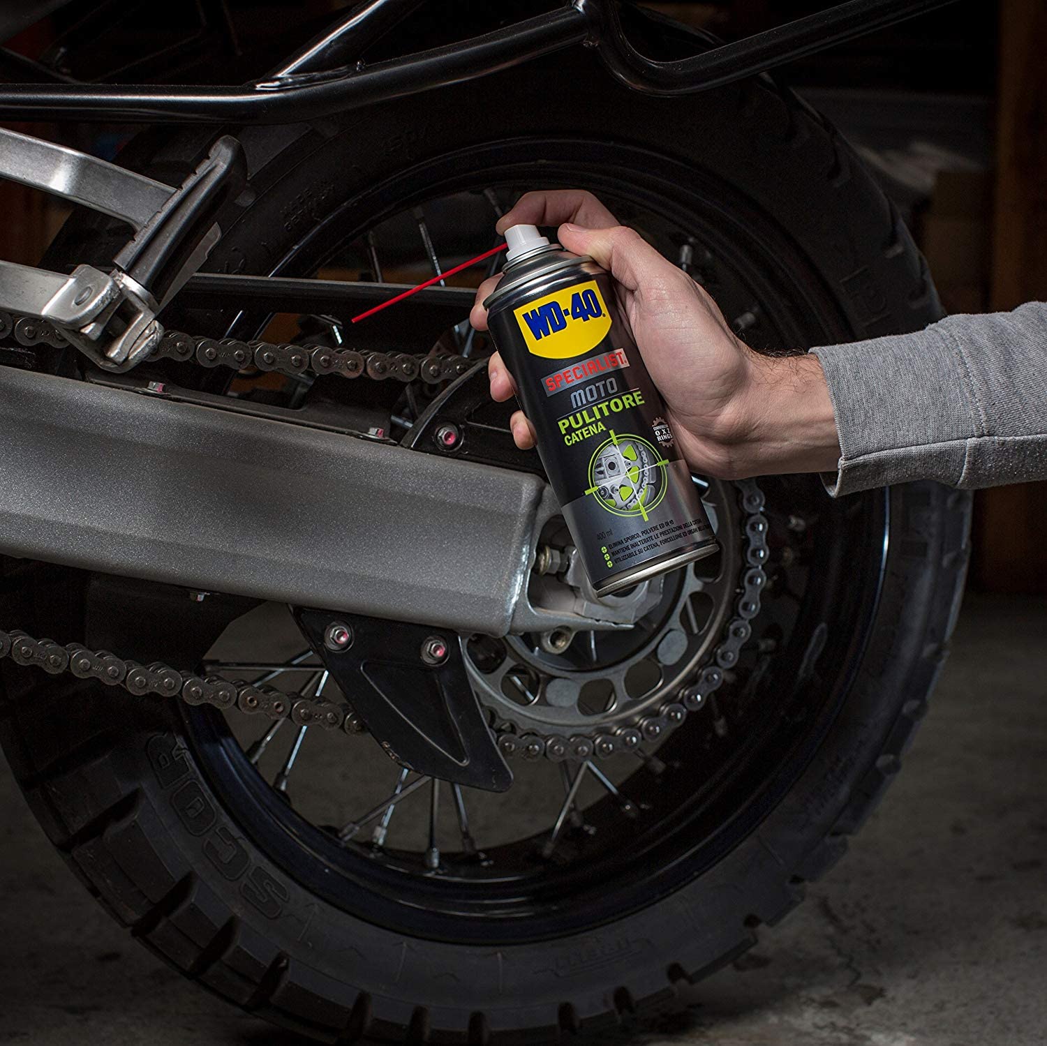 WD-40 - Limpia Cadenas Specialist Motorbike 400 ml (Caja de 6 uds)