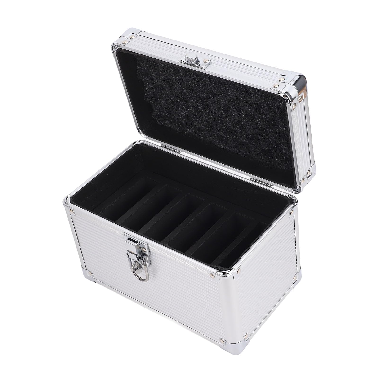 CASO CD DVD Custodia a prova d'acqua Porta portatile nera Organizzare in modo efficiente 6 slot per l'ufficio di viaggio domestico