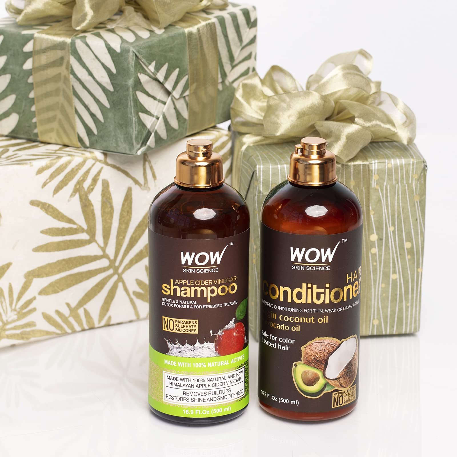 Buy WOW Skin Science Apple Cider Vinegar Shampoo & Conditioner Set