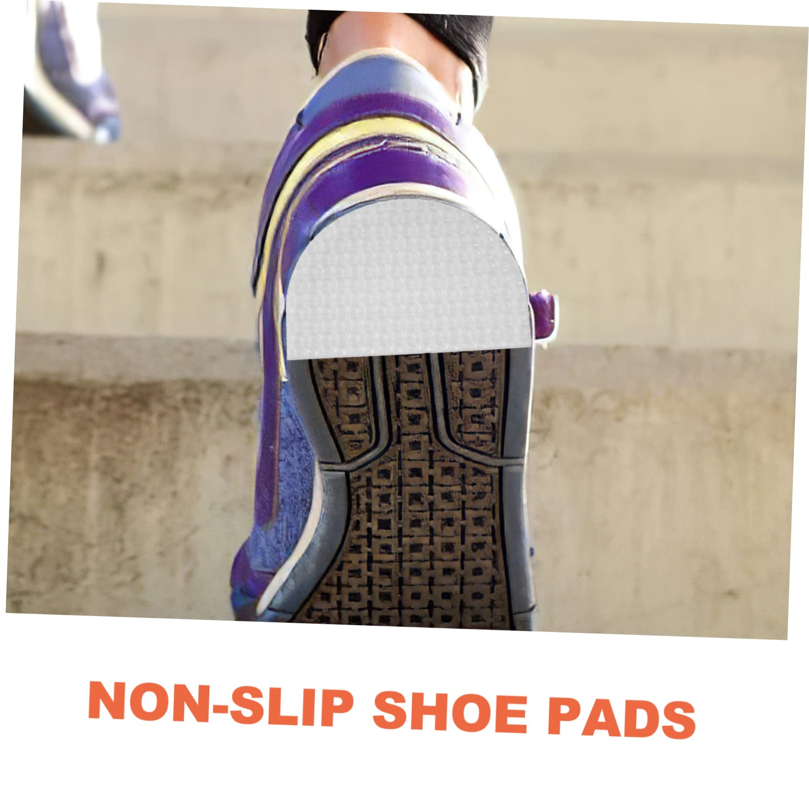 Cabilock 5pares Almohadillas Antideslizantes Para Zapatos De De Caucho Reducción De Ruido Auto-adhesivas Para Zapatillas y Zapatos De Transparente Cortables