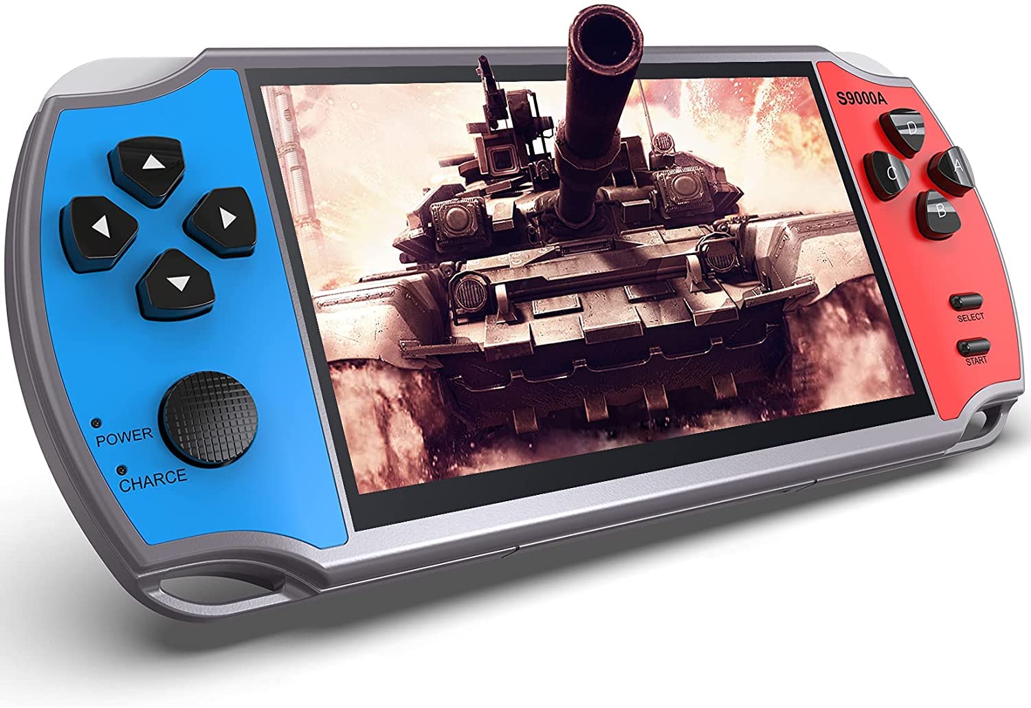 Handheld Game Console , Retro Game Console 32GB 5.1 Inch 4800 Classic Games, Portable Video Game Console with TV Output, support arcade games and other formats of games, Best Gift for Kids and Adult