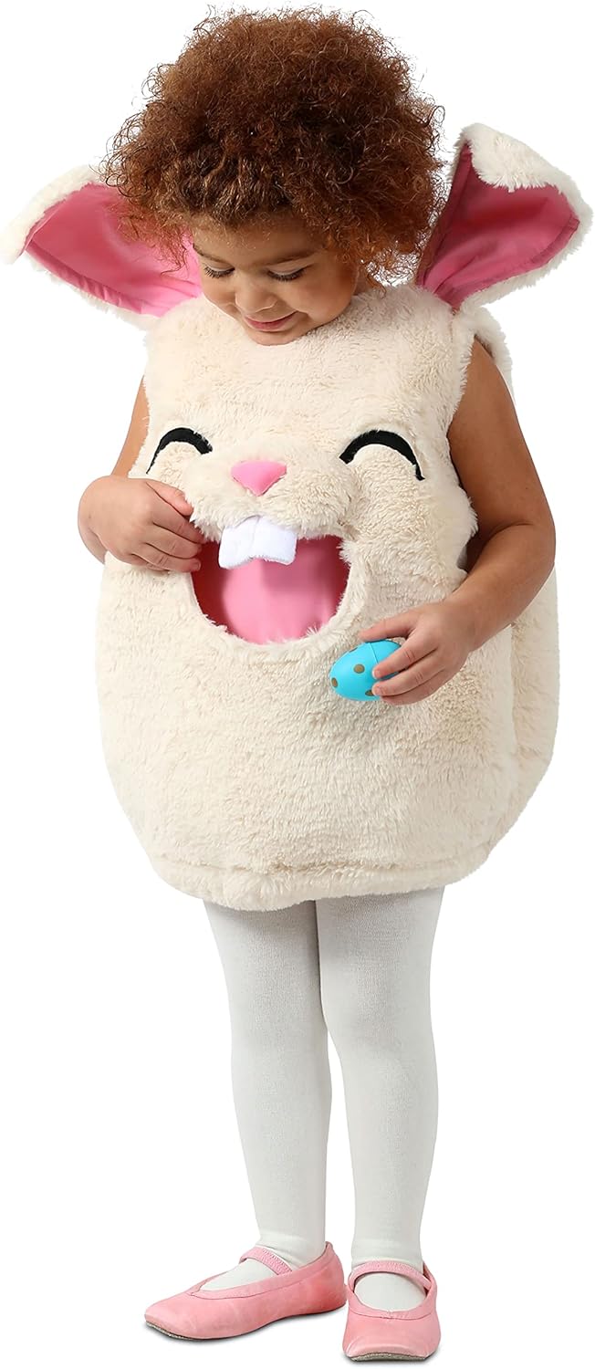 Rubies Child's Princess Paradise Feed Me Bunny Costume, White, X-Small/Small