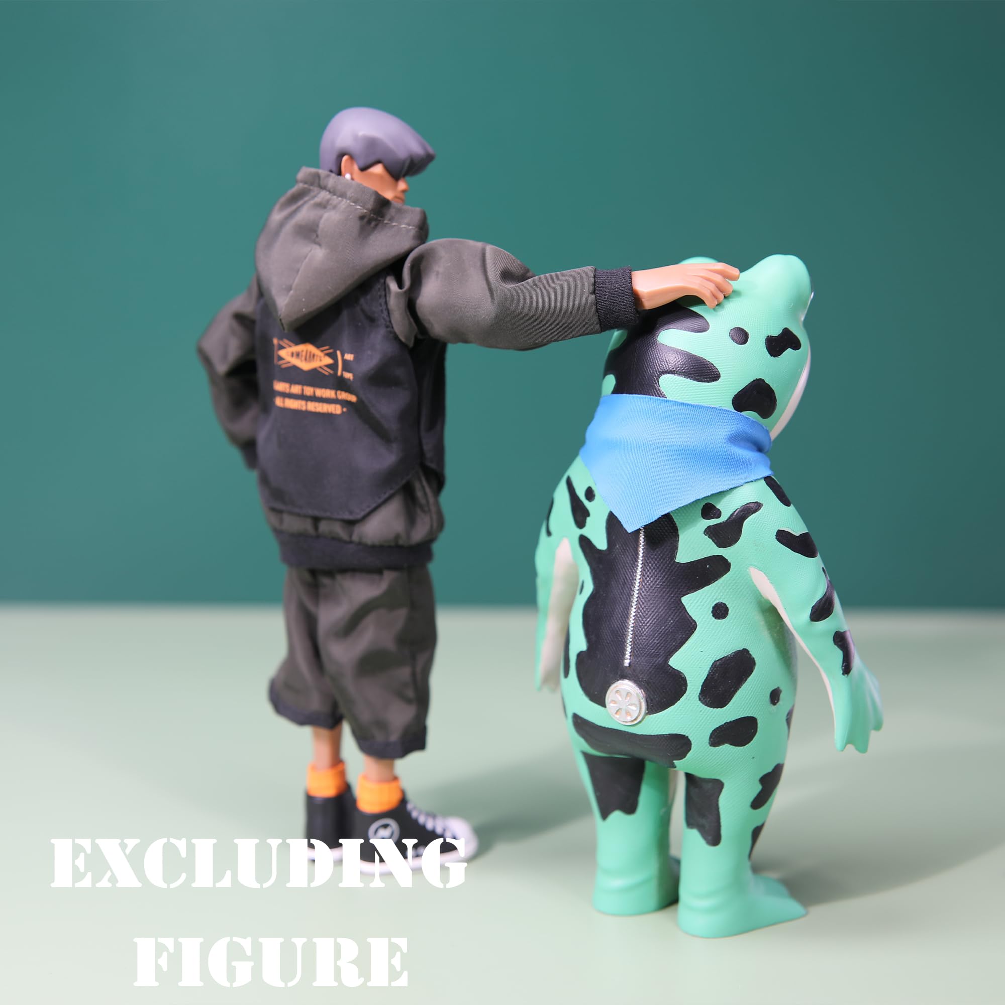 Amazon.com: MMOS X JXK Green Skinned Frog Helmet Can Be Removed