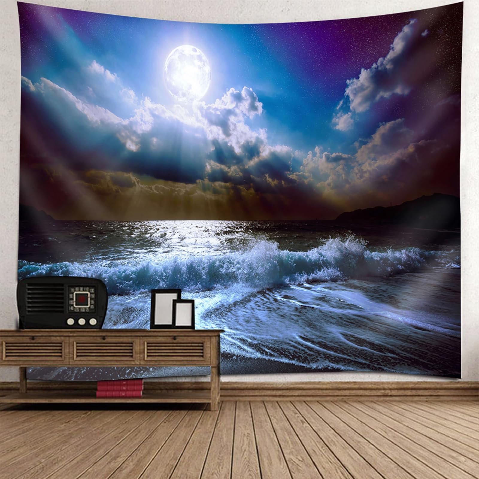 Tenture decoration murale chambre pour masquer un mur vide - 6