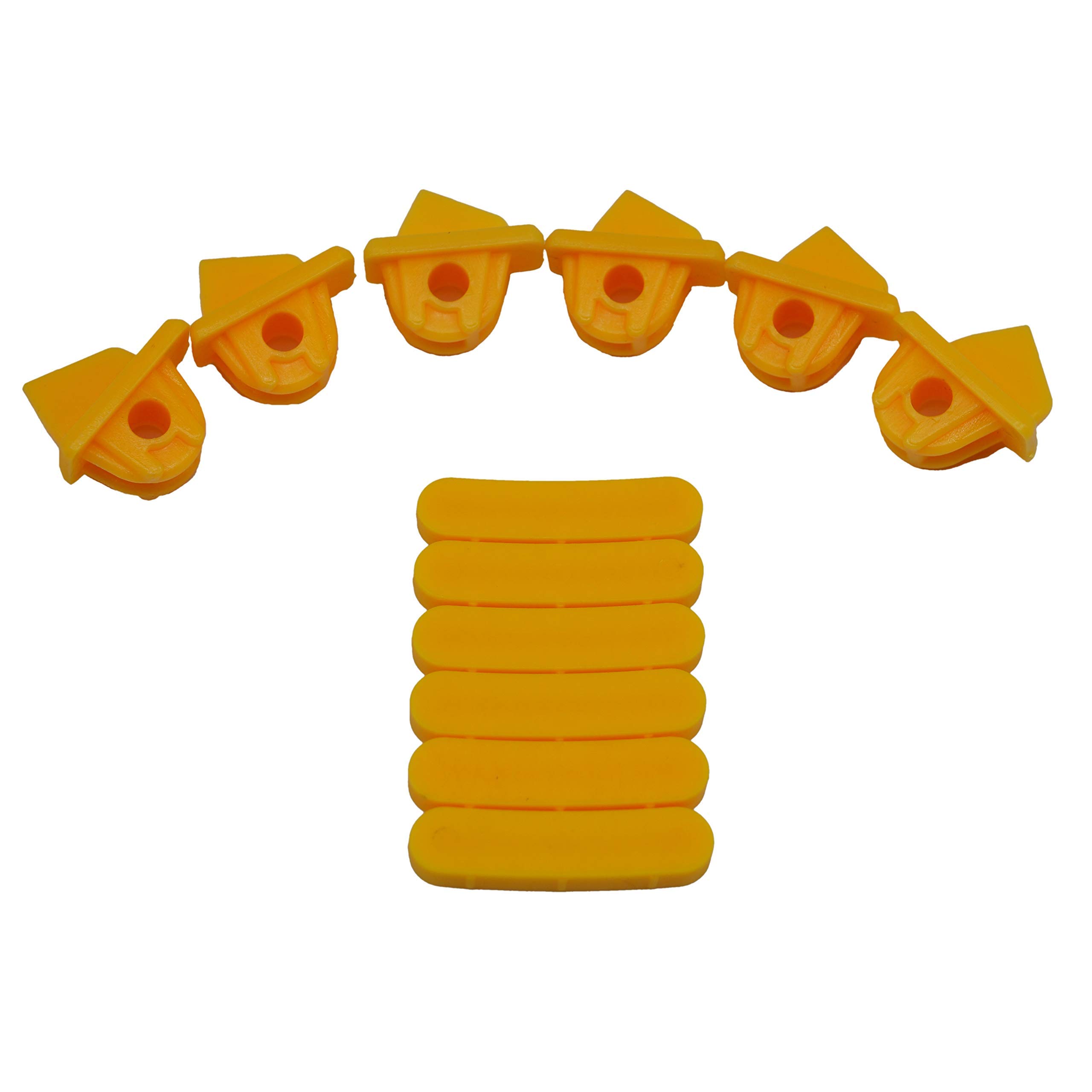 Tire Changer Nylon Insert Kit - 12 Piece Rim Protector Set For Mount Duck Head - Prevents Wheel Damage During Tire Changes