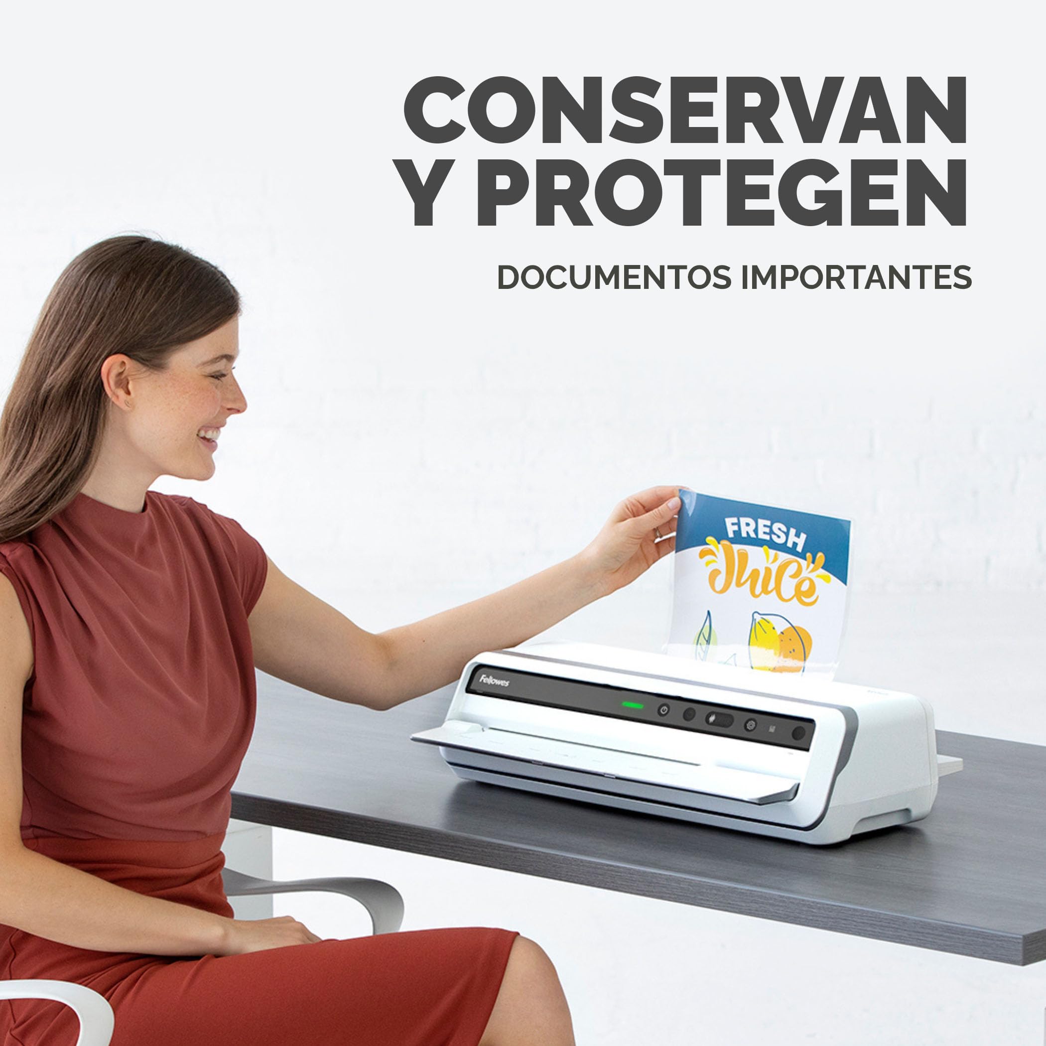 Bolsa de plastificar fellowes brillo din a5 80 micras pack 100 unidades