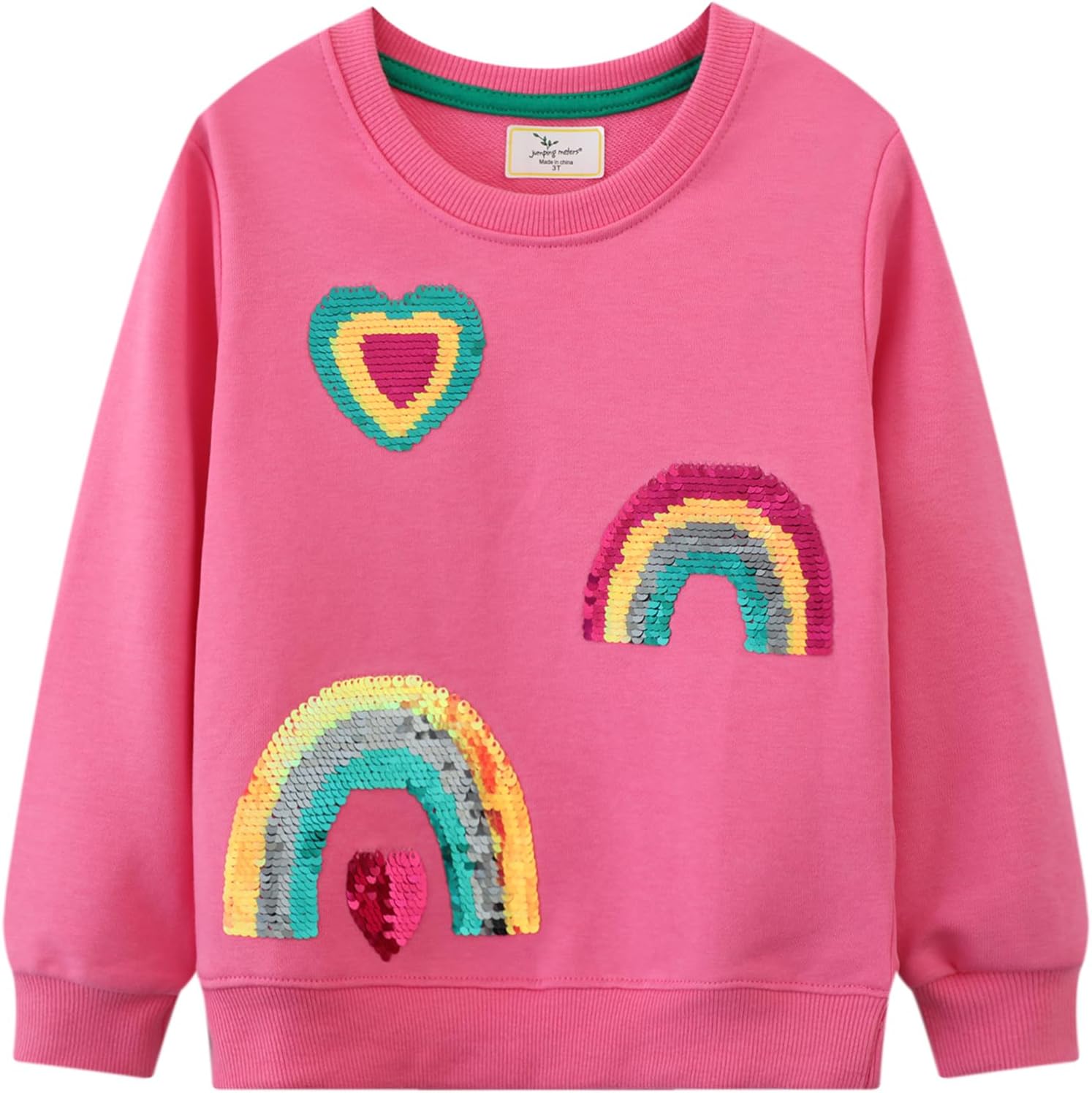 DDSOL Toddler Girls Sweatshirt Crewneck Hoodies Long Sleeve Fall Winter T-Shirt Kids Pullover Tops