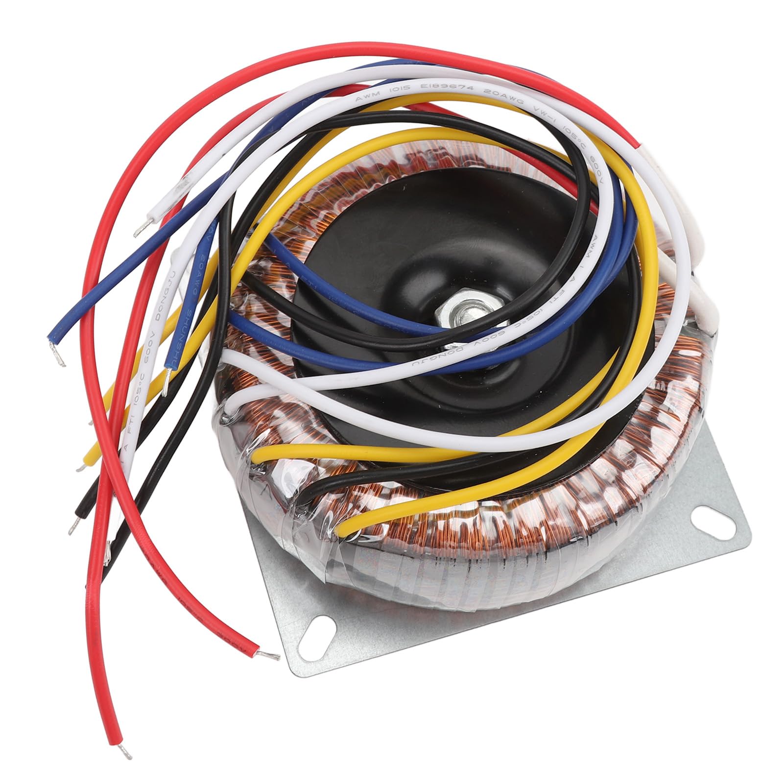 Trasformatore Toroidale Efficient Power Amplificatori a Tubo in Rame Trasformatore per Amplificatore Altoparlante, AC Dual 28V Dual 12V per Apparecchiature Musicali
