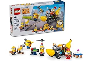 LEGO Minions and Banana Car Toy: A Hilarious Adventure for Despicable Me Fans