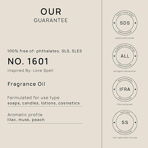 Miniatura 601 de VINEVIDA [4 onzas] Aceite de fragancia de madera de teca de caoba para fabricación de velas y fabricación de jabón, aromas de velas prémium para