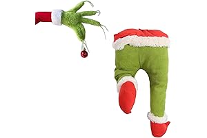 Grinch Plush Hand Tree Decor: Add Festivity with the Grinch's Mischievous Charm