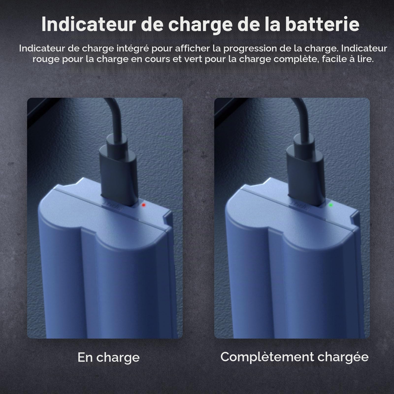 SMALLRIG NP-W235 Batterie 2400mAh pour Fujifilm XS20/X-T5/X-T4/GFX 100S, Batterie Rechargeable pour Camera avec USB-C 2.5h Charge Rapide pour Fujifilm XS20, X-T5, X-T4, X-H2S, X-H2, GFX 50S II - 4266