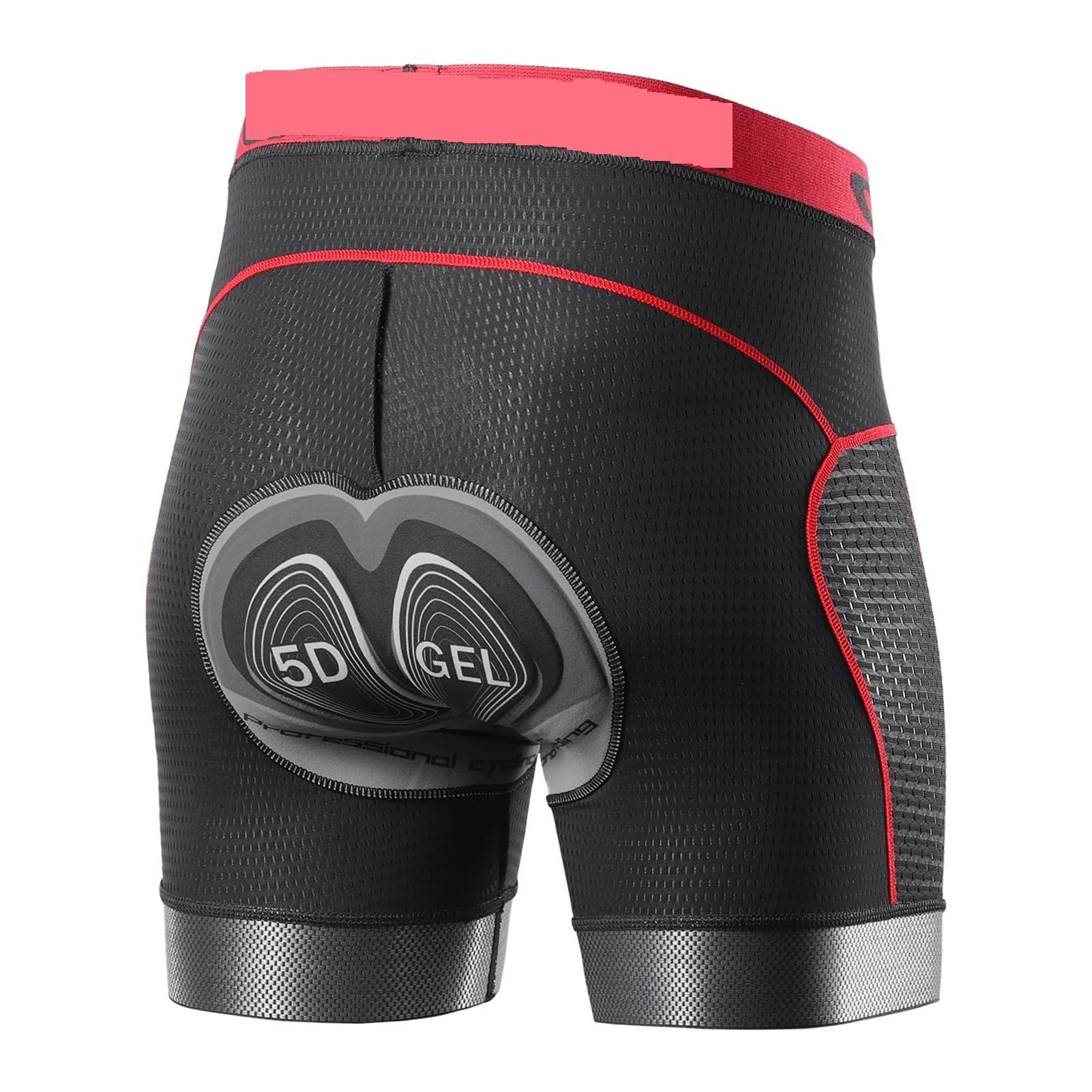 Culotte Ciclismo Hombre Pantalones cortos de ciclismo for hombre, acolchados gel 5D, secado rápido, for montaña