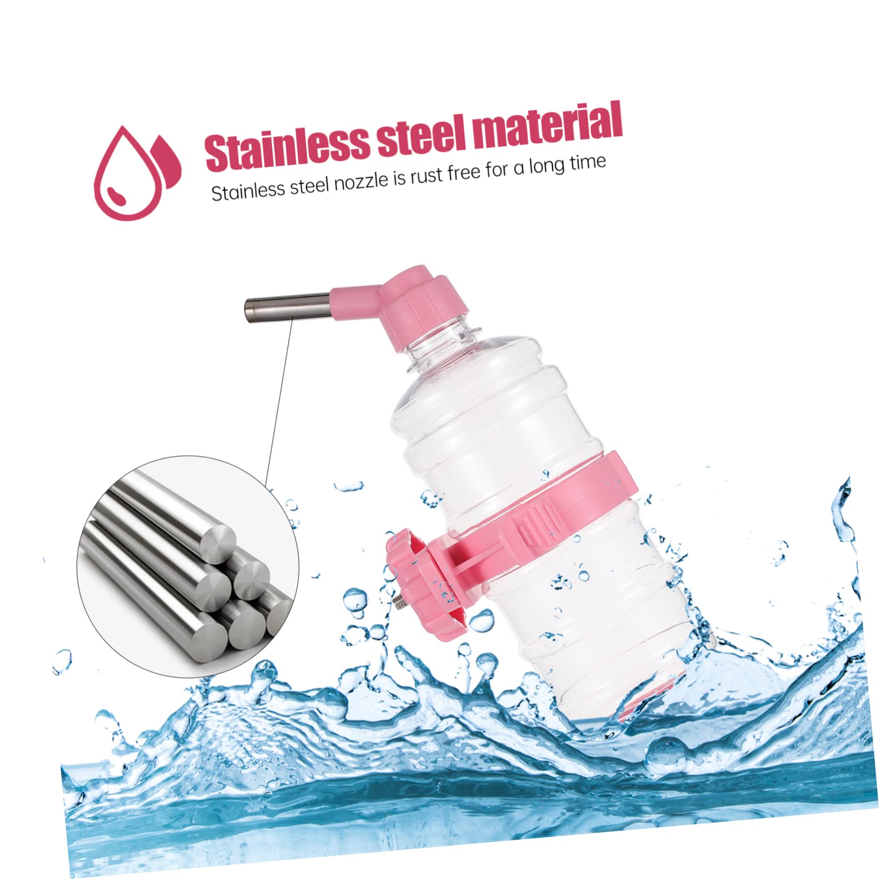 Abaodam 1Pc Pet Water Dispenser Automatic Drinking Bowl for Cats and Dogs Hanging Water Feeder Leak Design for Pets Easy to Install