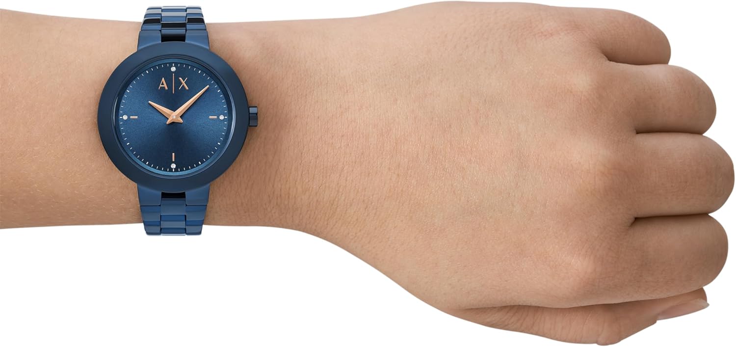 Armani Exchange A|X Women's Two-Hand Two-Tone Stainless Steel Watch - Image 7