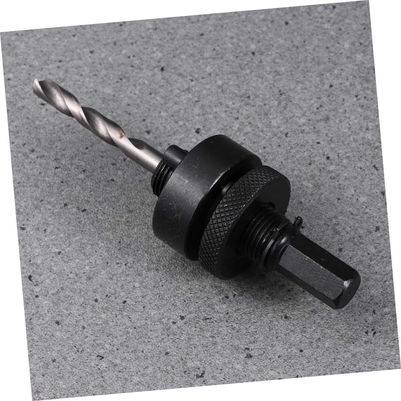 Housoutil 1pc Metal Mandrel Handle Arbor with Precision Drill Bits Heavy Duty Hole Cutter for Plastics