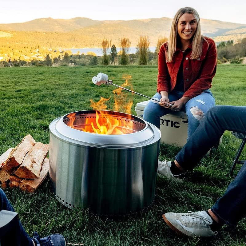 Solo Stove Yukon 2.0 stainless-steel smokeless fire pit