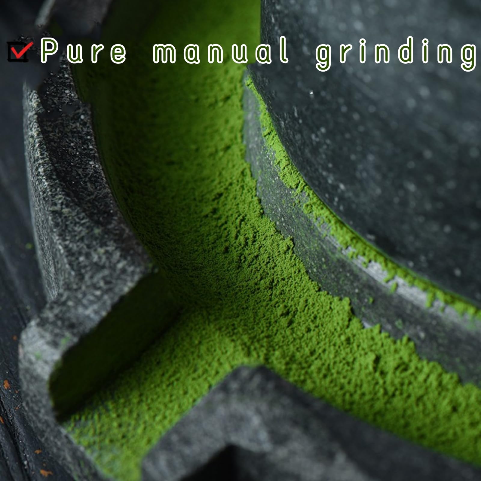 Ceremonial Grade Matcha Green Tea Powder - Traditional Authentic Japanese Culinary Grade Matcha No Sugar Stone Milled Green — view 2