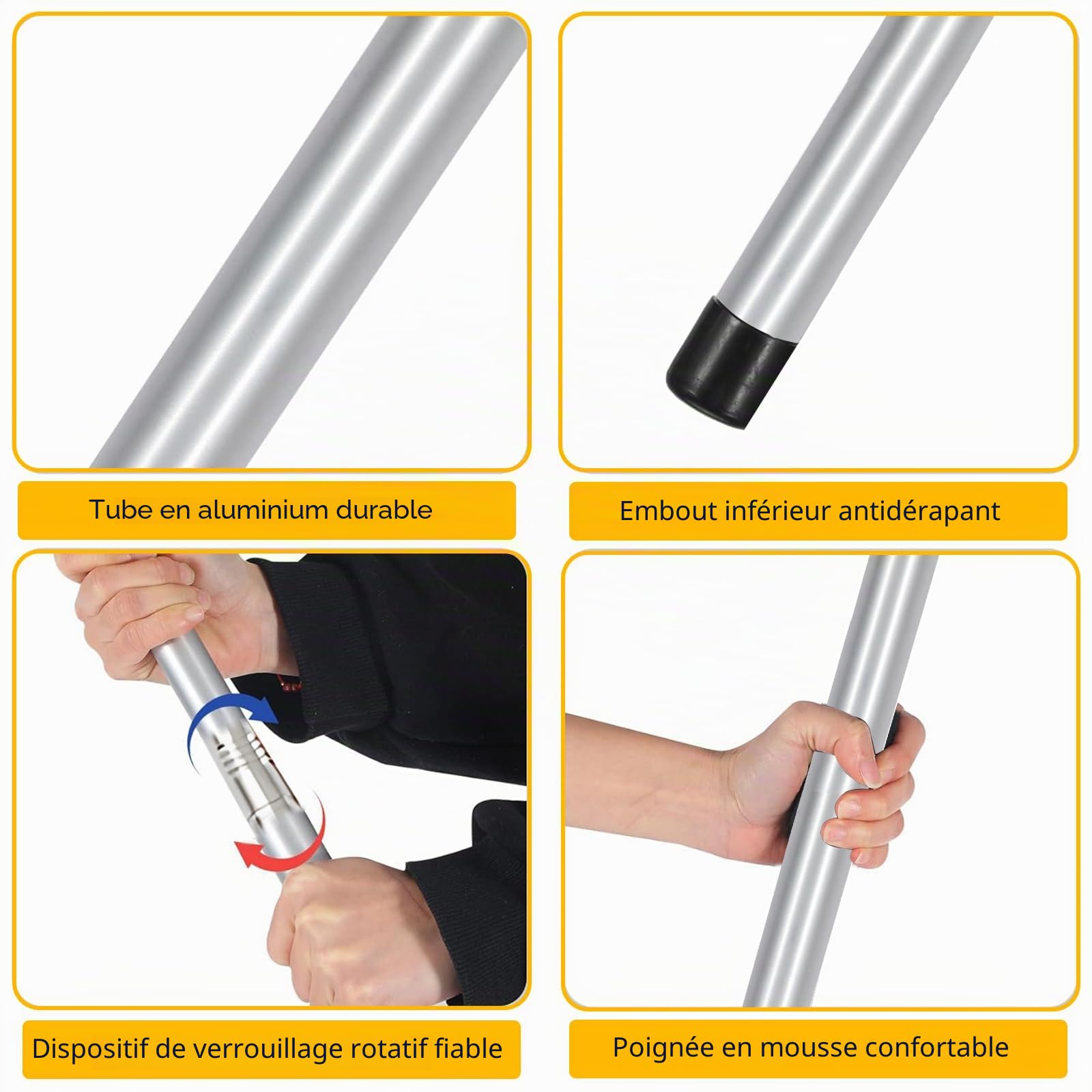 Lot de 15 rouleaux de peinture de 22,9 cm avec manche d'extension, comprend un plateau de peinture, un pinceau, des rouleaux, un mélangeur de peinture, un grattoir pour peinture pour murs et plafonds