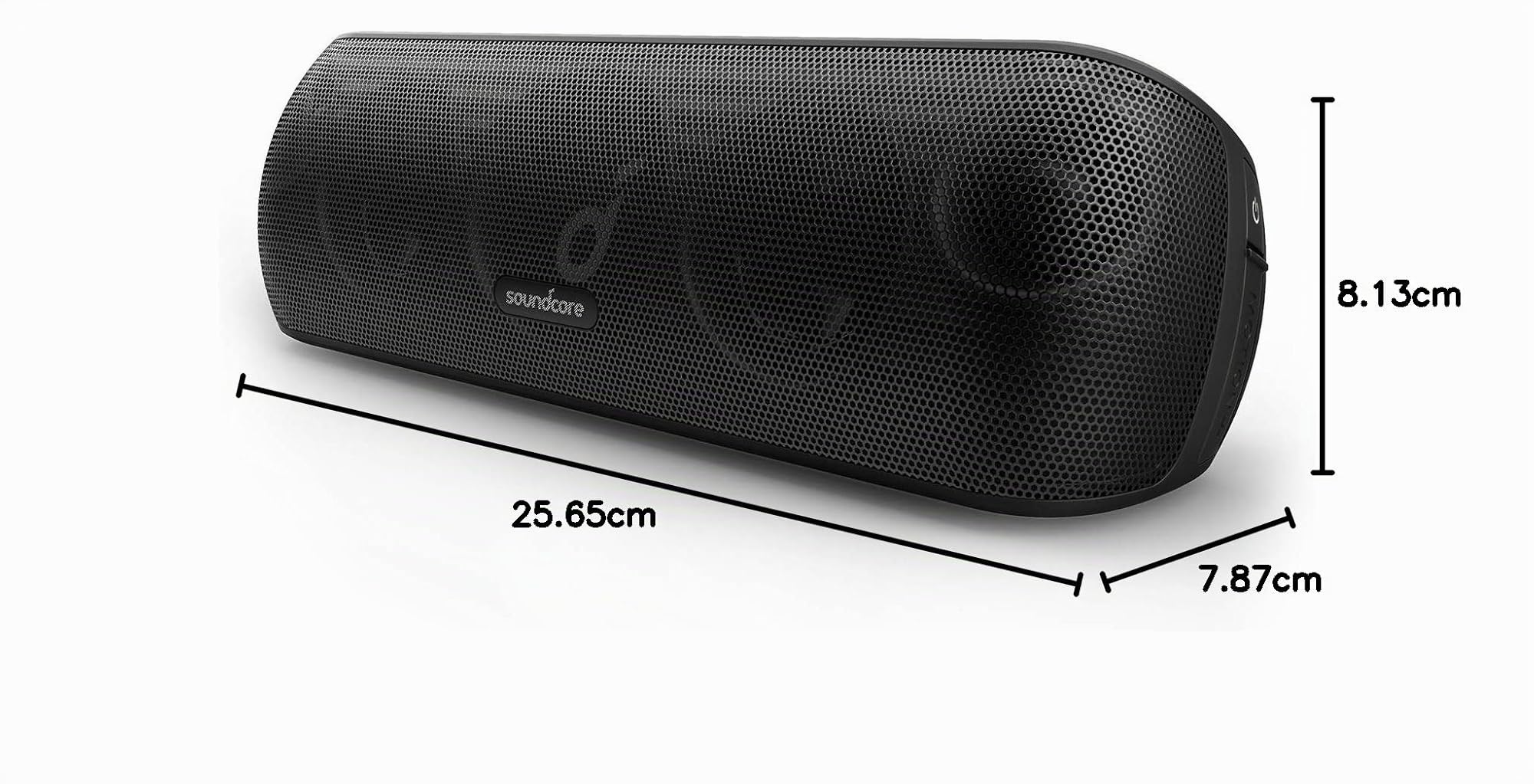 Soundcore Motion+ Cassa Bluetooth Portatile, Hi-Res, 30W, BassUp, alti/bassi estesi, cassa HIFI con app, EQ personalizzabile, 12h, IPX7 e USB-C