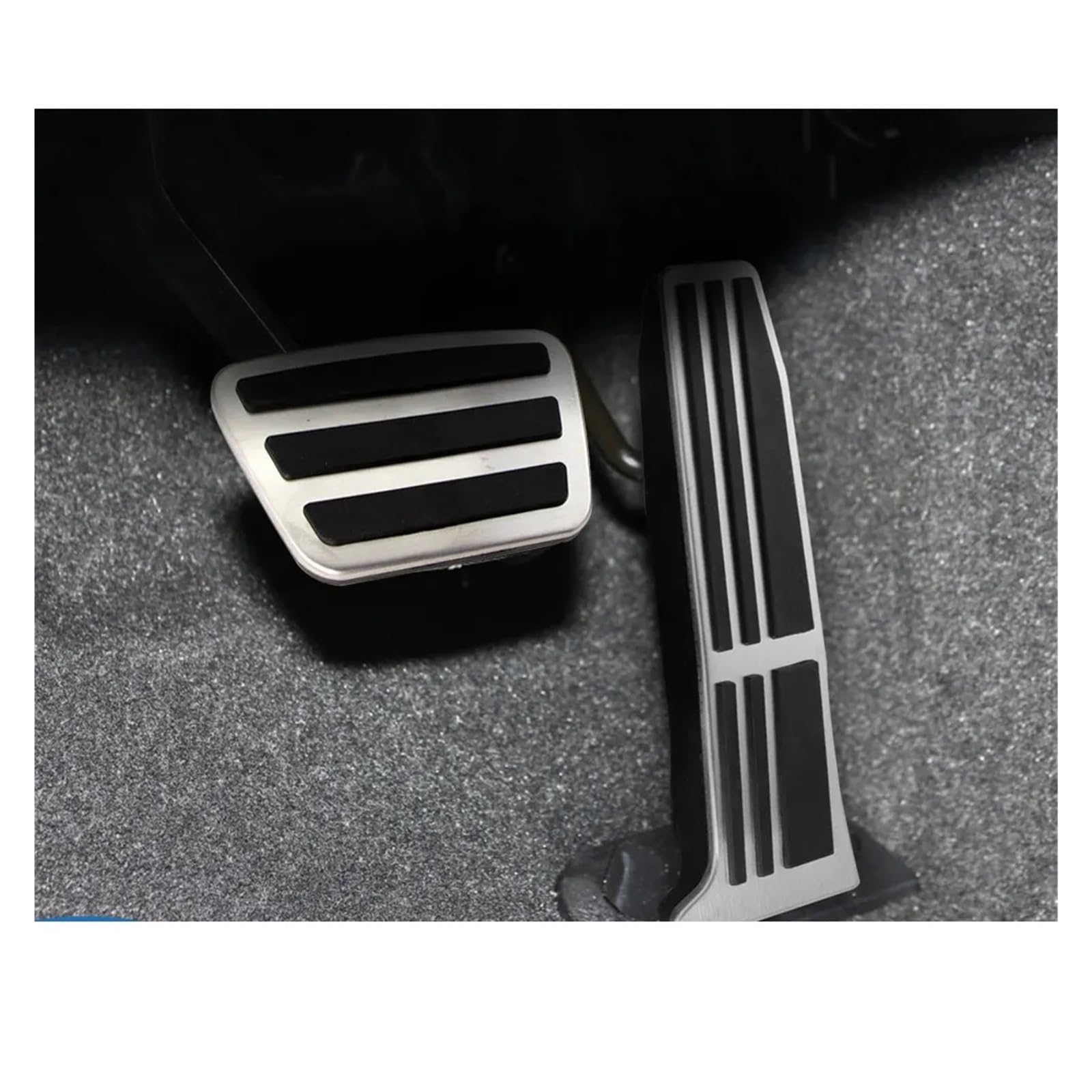 BERTGDA Car Pedal Cover,Fit For Toyota, Camry 2018 2019 Avalon RAV4 2019,Fit For Lexus, ES GS Brake Foot Rest Pedals Pedal Pad Accessories osłony przyspieszacza i hamulca samochodowego(2Pcs AT)