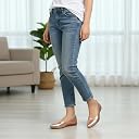 ADISA WEAR Women's Comfortable Metallic Slip-On Ballet Flats - Soft Bellies Shoes for Girls & Ladies - Casual Flat Footwear gallery image