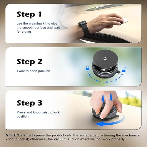 Miniatura 8 de Soporte magnético para teléfono de coche de carga rápida de 15 W nueva ventosa elástica al vacío Cargador inalámbrico ajustable de 360 para MagSafe