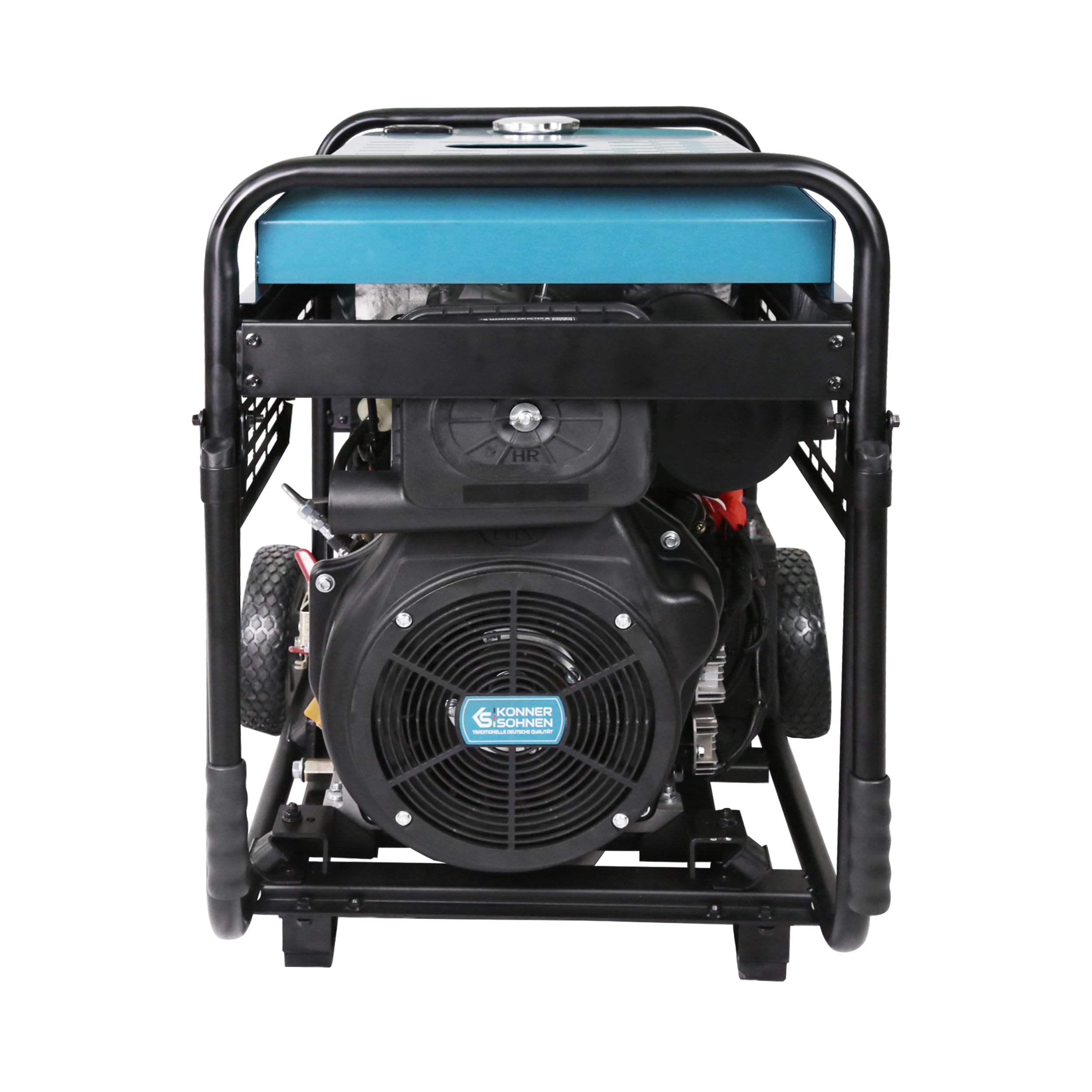 K&S Könner&Söhnen Generator diesla Inverter KS 9500iDE ATSR – agregat prądotwórczy 10 kW, 2 x Schuko 230 V, CEE 230 V 63 A, wyświetlacz LED z ogrzewaniem