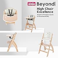 Vista 6 de Abiie Beyond Junior - Silla Alta de Madera con Bandeja - Silla Alta Ajustable y Convertible para Bebés y Niños Pequeños - 6 Meses a 250 Lb