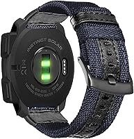 Vista 1 de Olytop Correa de reloj militar de nailon de 0.866 in para Garmin Instinct 2 Solar, correa deportiva de tela duradera, pulsera de repuesto