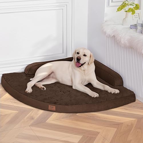 Miniatura 34 de Cama grande para perros – Cama ortopédica XL de espuma viscoelástica tipo cartón de huevos para perros con funda extraíble lavable, camas