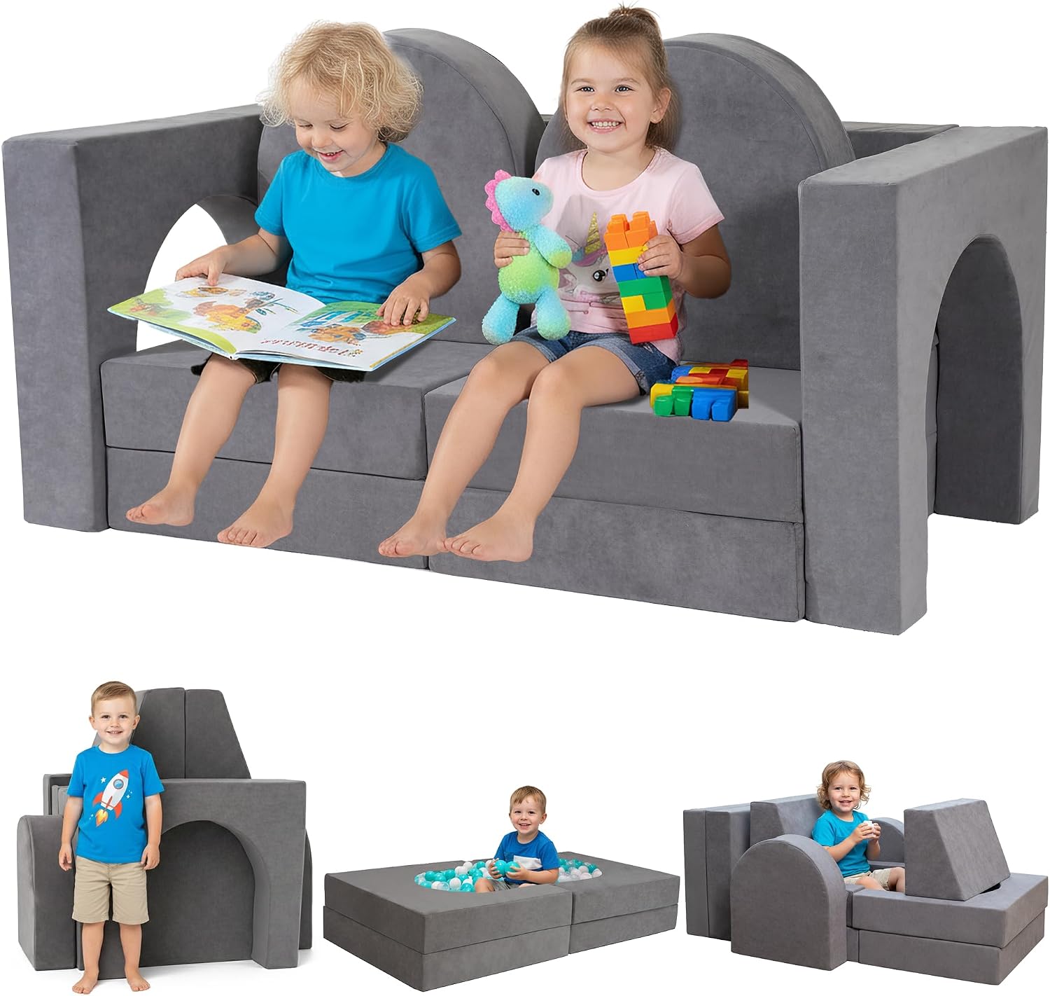 Fvkind 10-Piece Play Couch - Image 1