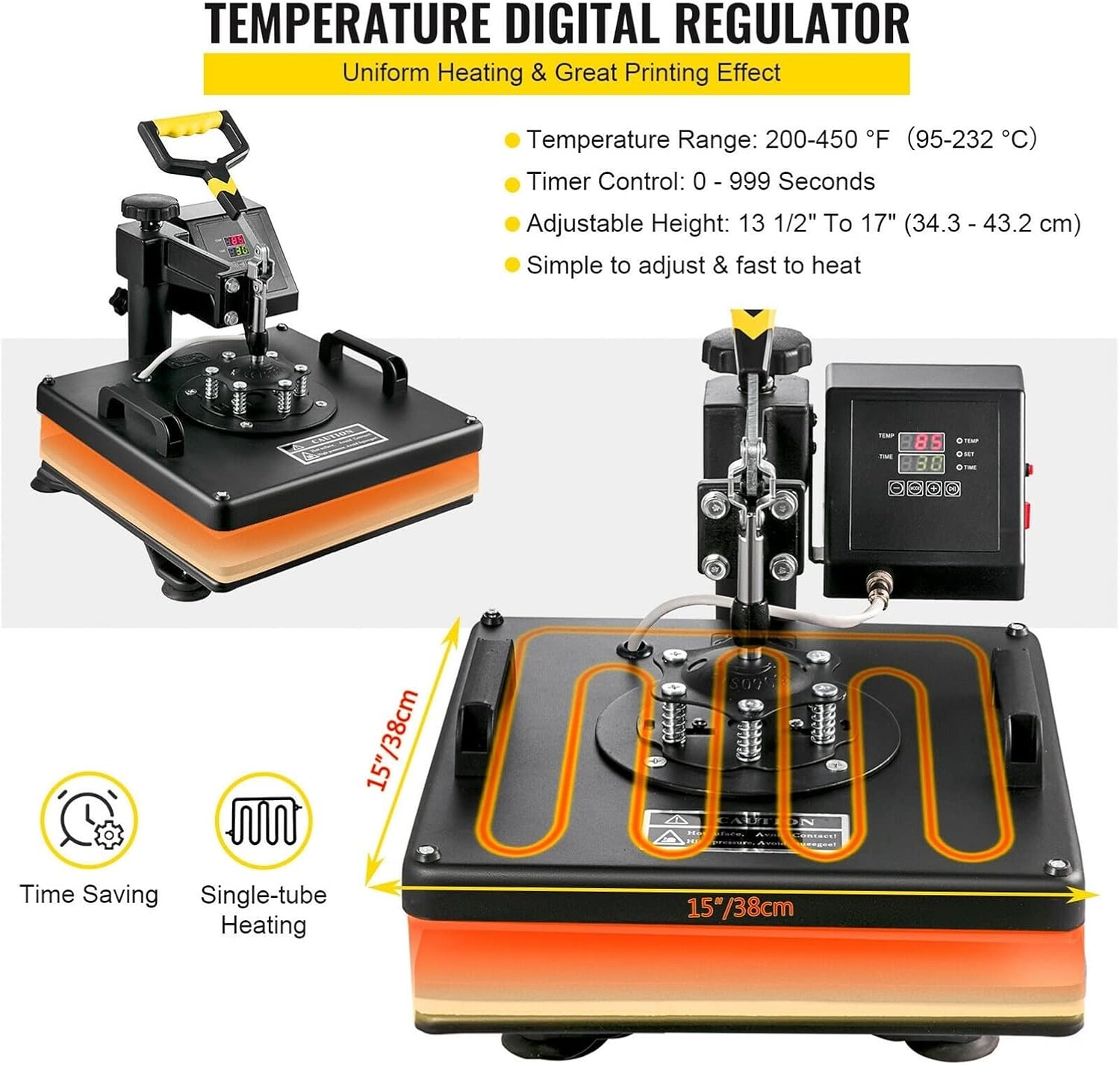 Amazon | ヒートプレスマシンコンボ 「8in1」 熱転写プレス スイング