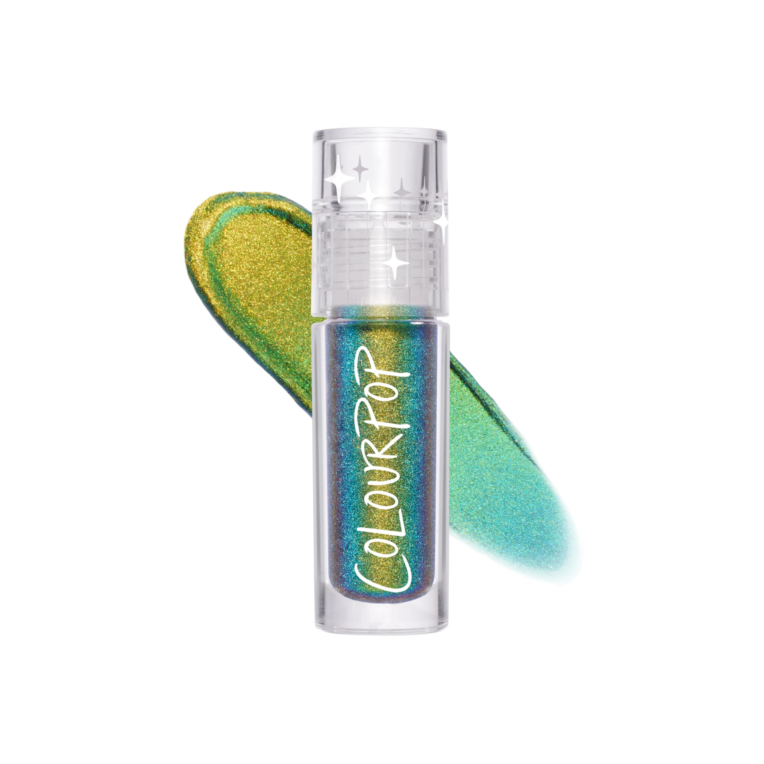 ColourPop Chrome Liquid Eyeshadow - Color-Shifting Chrome Eyeshadow with Long-Lasting & Ultra-Pigmented Formula - Beetle (0.05 oz)