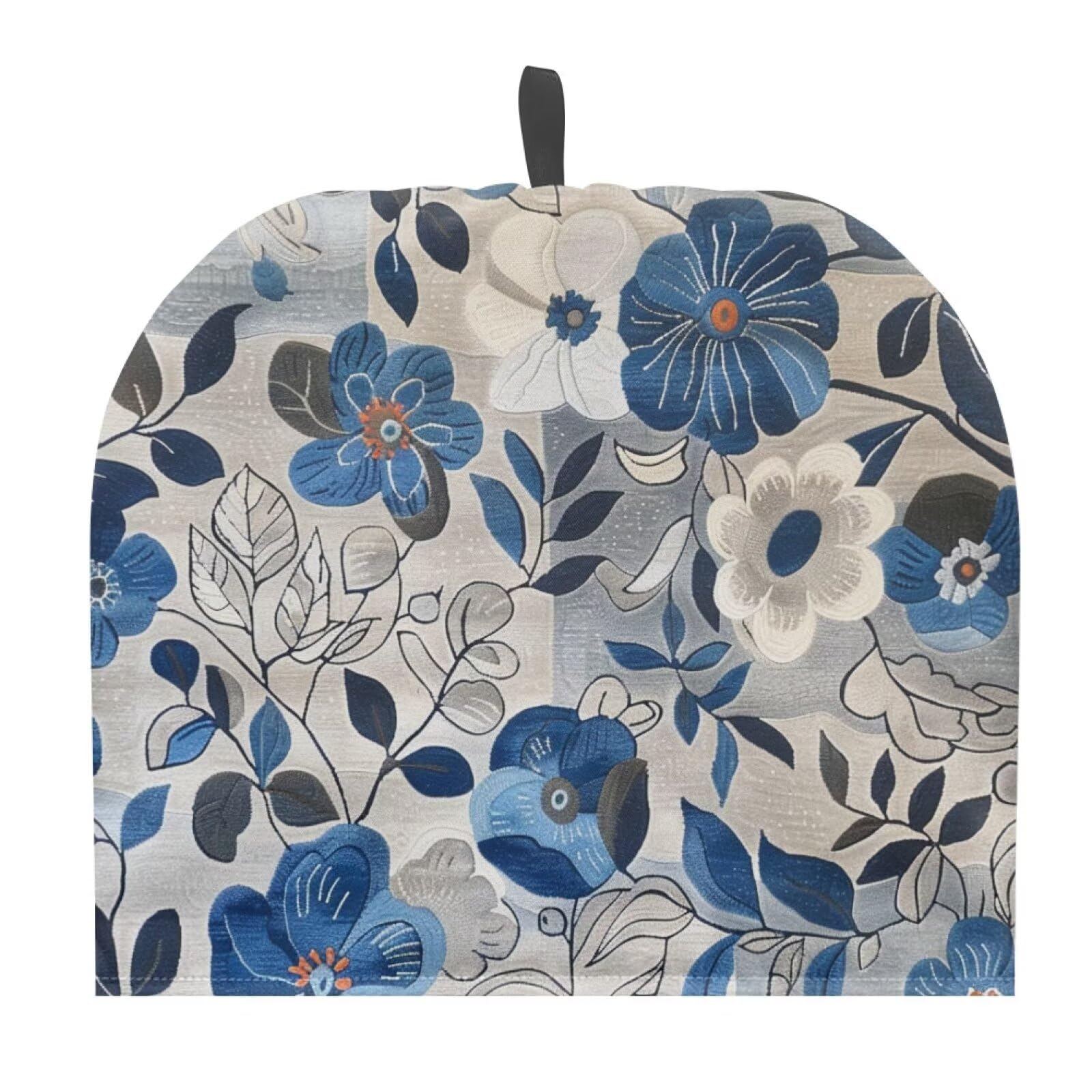 Hudotybom Hibiscus Flower Tea Pot Cozies, Coffee Breakfast Warmer Teapot Dustproof Insulated Covers Tea Kettle Quilt for Kitchen Home Table Hotel Party Restaurant Home Decoration