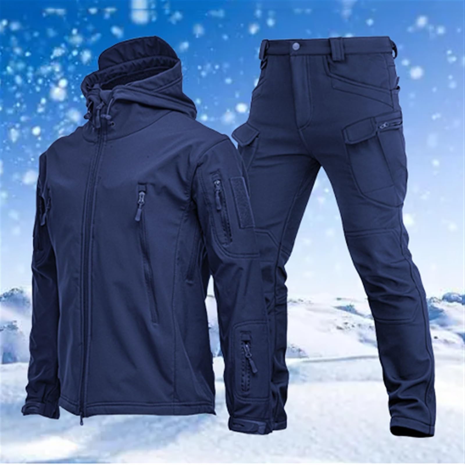 Ensemble De Combinaisons De Ski Pour Adultes, Veste Imperméable Isolée D'hiver Pour Hommes Et Pantalon À Ceinture, Ensemble De Combinaison De Ski Outdoor Adventures, Pour Le Ski