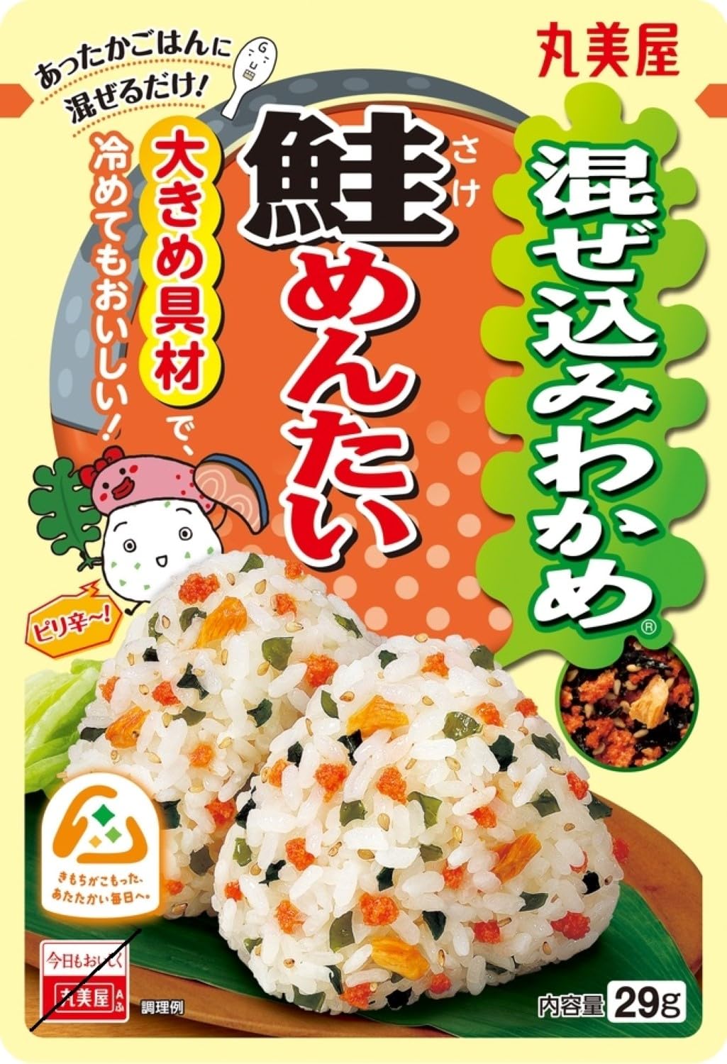 丸美屋 混ぜ込みわかめ 鮭めんたい 29g